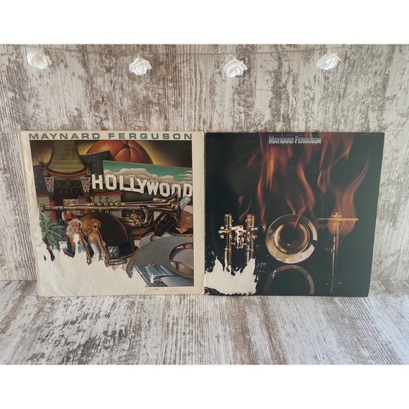 Vintage Maynard Ferguson Hollywood and Hot vinyl records bundle - Picture 1 of 8